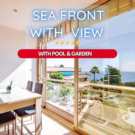 Free Parking-sea View, With Pool & Garden דירה סנרמו